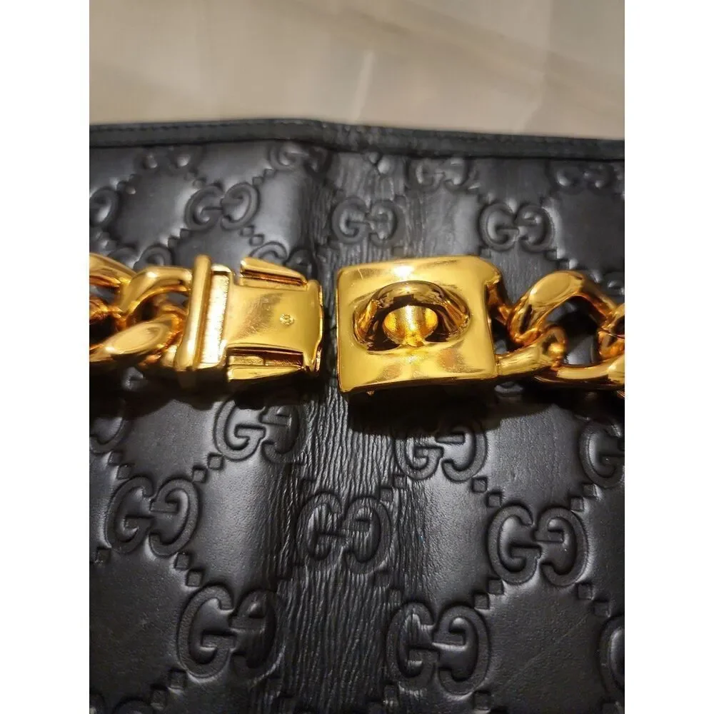 Gold Chain Dog Collar, 23" Chain for Large Dogs - Picture 6 of 6